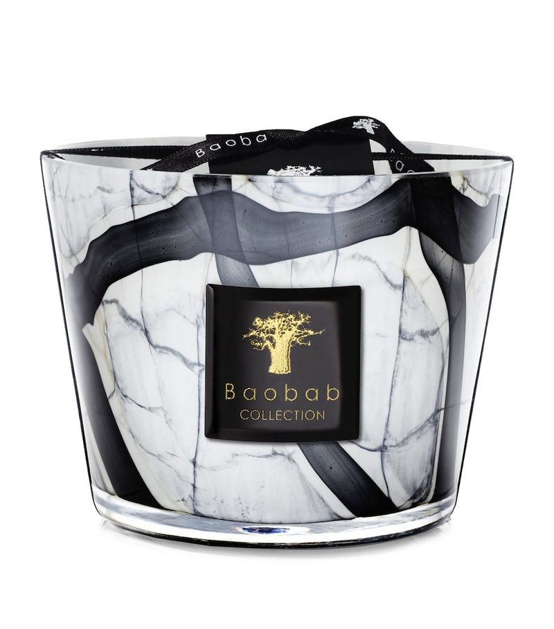 Baobab Collection Stones Marble Candle 10cm - British product