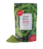 Grass & Co. super greens powder Apple & Ginger 120g, UK version