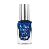 Barry M Glitter Effect Nail Paint Night Fever Navy Glitter Finish