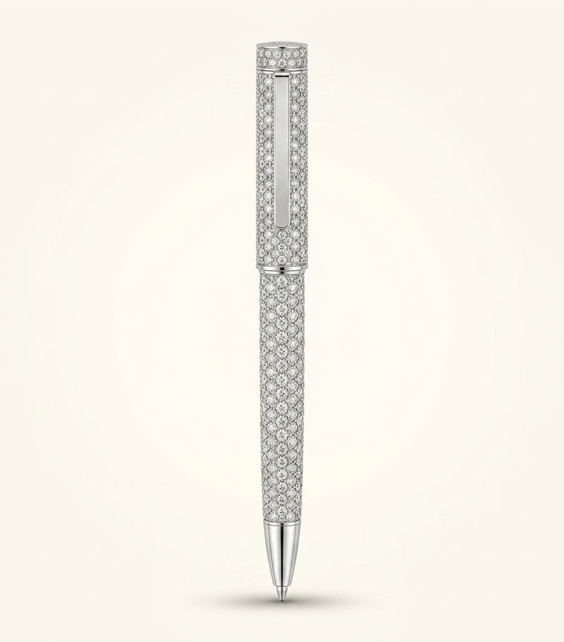 Cartier Juste un Clou white gold diamond tie pin, imported from the UK