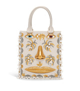 Harrods Schiaparelli Mini Satin Face Top-Handle Bag- Buy online at McGrocer