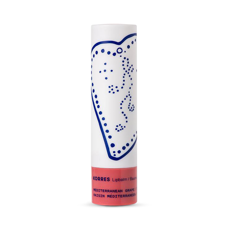 Korres lip balm Mediterranean Grape 4.5g, UK version