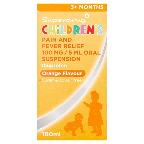 Superdrug Children's Pain and Fever Relief 100mg/5ml GOODS Superdrug