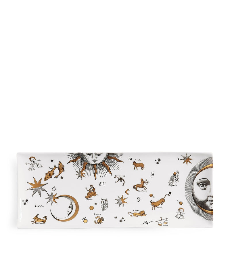 Fornasetti Astronomici rectangular tray 39cm x 15.5cm, UK version