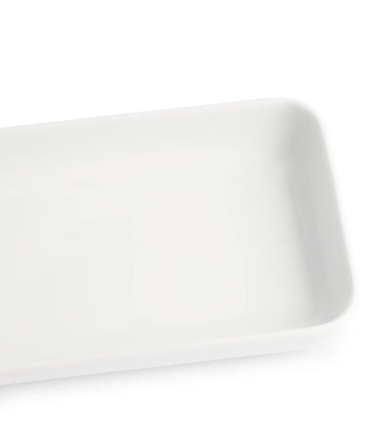 Royal Copenhagen white fluted rectangular dish 36cm x 12.5cm, imported from the UK