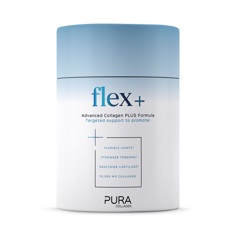Pura Collagen Flex+ powder 282g, imported from the UK