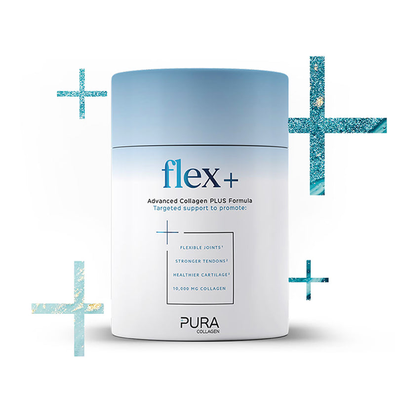 Pura Collagen Flex+ powder 282g, imported from the UK