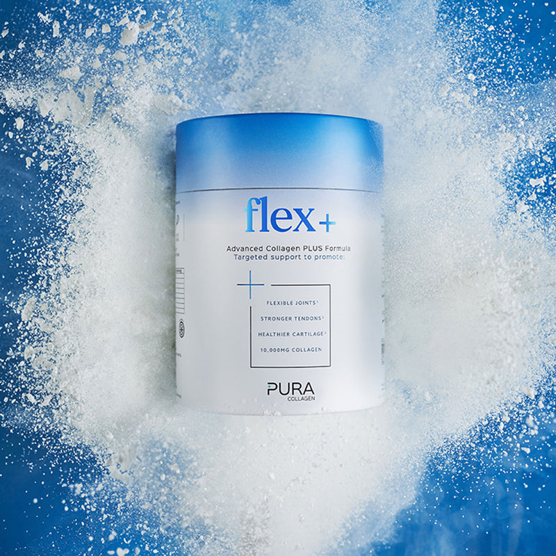 Pura Collagen Flex+ powder 282g, imported from the UK