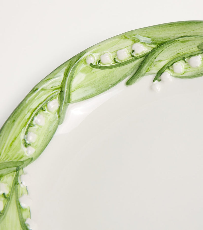 Les-Ottomans Lilly Of The Valley pasta bowl 21cm, UK version