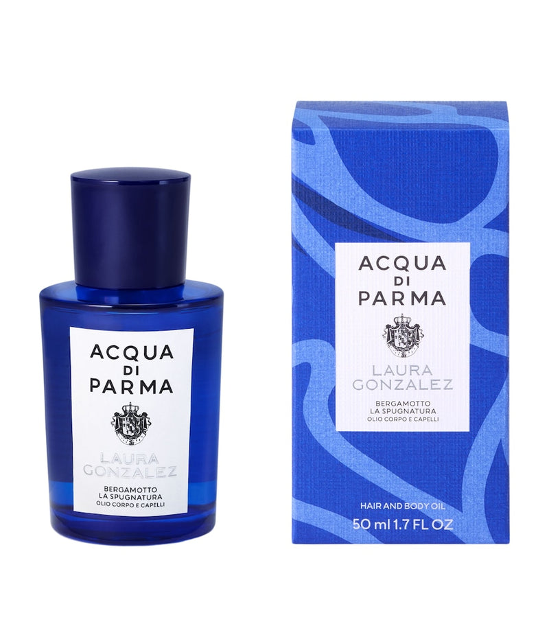 Acqua di Parma Bergamotto La Spugnatura hair and body oil 50ml - British product