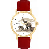 Superdrug Toff London White Ladies African Elephants Watch- Buy online at McGrocer