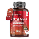 Superdrug WeightWorld Apple Cider Vinegar with Mother Dietary Supplement Capsules, 180 Count- Buy online at McGrocer