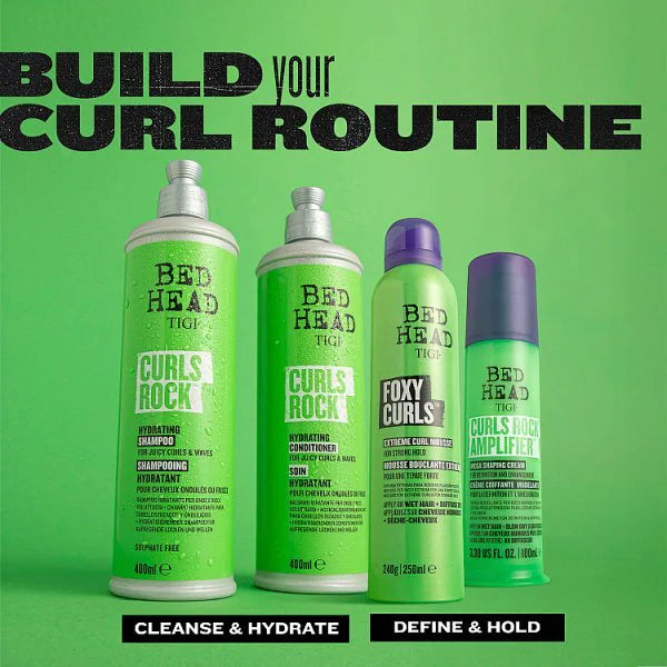 Bed Head Curls Rock Shampoo 400ml - British product