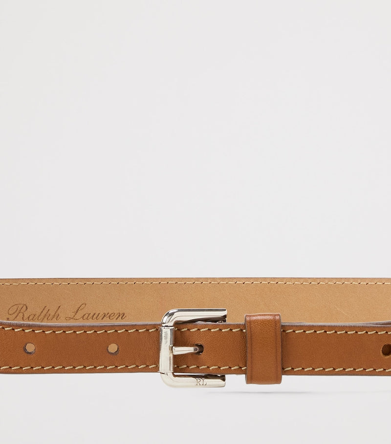 Ralph Lauren Collection slim leather belt - British product