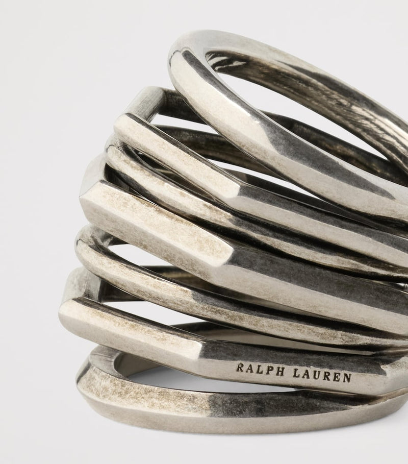 Ralph Lauren antiqued silver Orbit ring, imported from the UK
