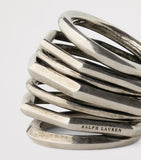 Ralph Lauren antiqued silver Orbit ring, imported from the UK