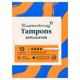 Superdrug Superdrug Super Plus Applicator Tampon x12- Buy online at McGrocer