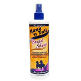 Mane N Tail braid sheen water-based hair spray, imported from the UK