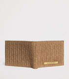 Emporio Armani suede embossed bifold wallet, UK version