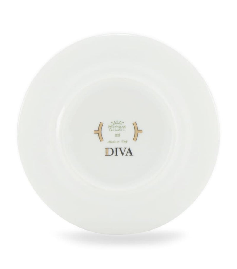 Ginori 1735 porcelain Colonna Diva coffee saucer 12.5cm, UK version