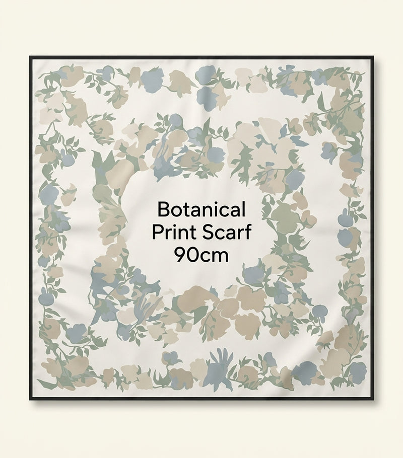 Givenchy silk scarf floral motif 90cm (British brand)