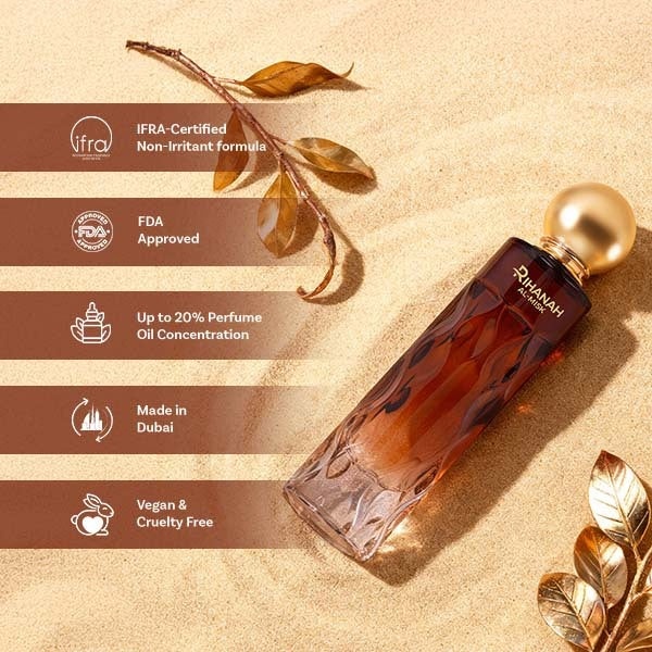 Bellavita Rihanah Al-Misk French Oriental eau de parfum 100ml, imported from the UK