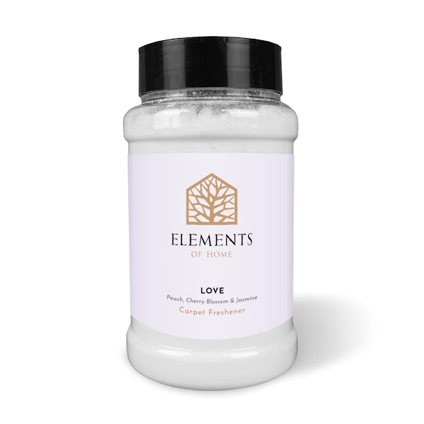 Elements of Home carpet freshener peach cherry blossom jasmine 500g - British product