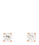 Harrods Harrods Rose Gold and Diamond Stud Earrings 1.00ctw- Buy online at McGrocer