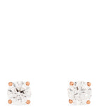 Harrods rose gold diamond stud earrings, UK version