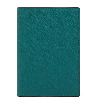 Harrods Smythson Panama Leather Passport Cover Travel Accessory- Buy online at McGrocer