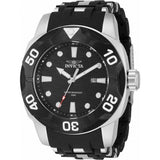 Invicta Sea Spider black watch with silicone strap, imported from the UK