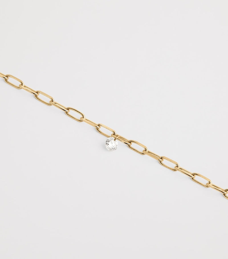 Persée Danaé yellow gold diamond bracelet (British brand)