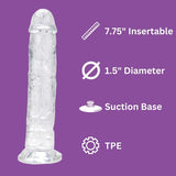 Loving Joy suction cup dildo 7.5 inch, UK version