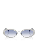 Harrods Vogue Rhinestone Oval Sunglasses- Buy online at McGrocer