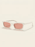 Prada rectangular sunglasses brown tortoise glass lenses (British brand)