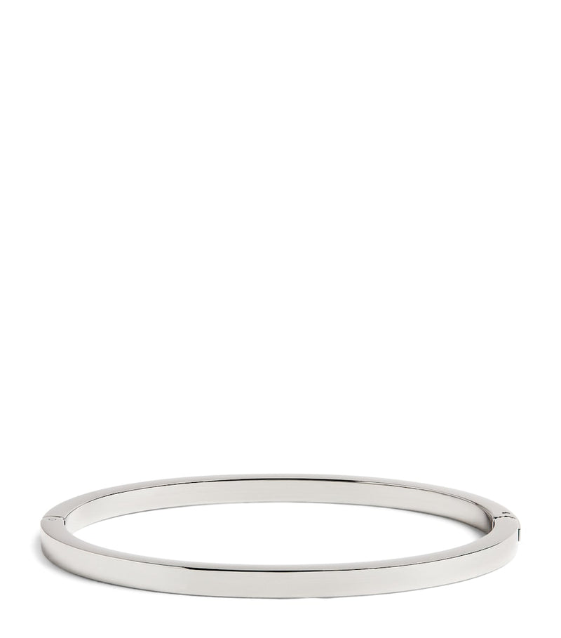 Nialaya silver-plated Simplicity bangle, imported from the UK