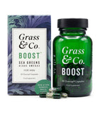 Grass & Co. BOOST Vegan Omega Duo supplement 30 capsules - British product