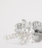 Anita Ko white gold diamond palm tree stud earring - British product