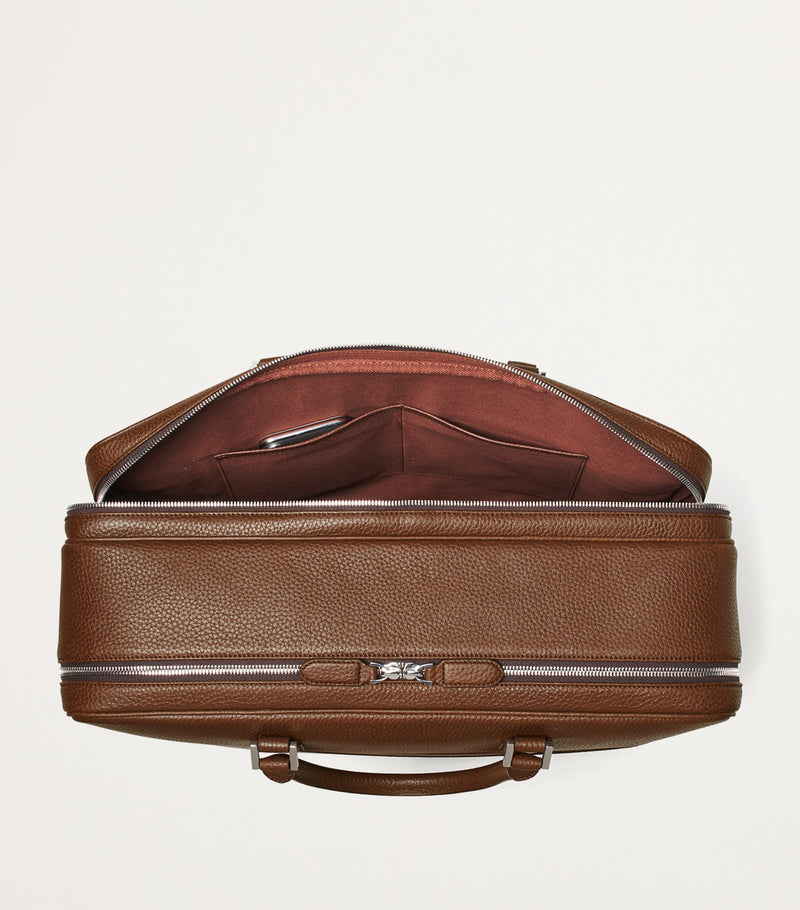 Aspinal Of London leather 48 Hour Mount Street travel bag - British product