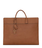 Saint Laurent Sac Du Jour leather briefcase with padlock, imported from the UK