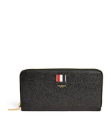 Harrods Thom Browne Leather Continental Zip Wallet- Buy online at McGrocer