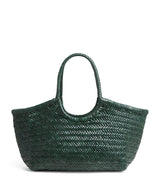 Harrods Dragon Diffusion Large Leather Woven Nantucket Tote Bag- Buy online at McGrocer