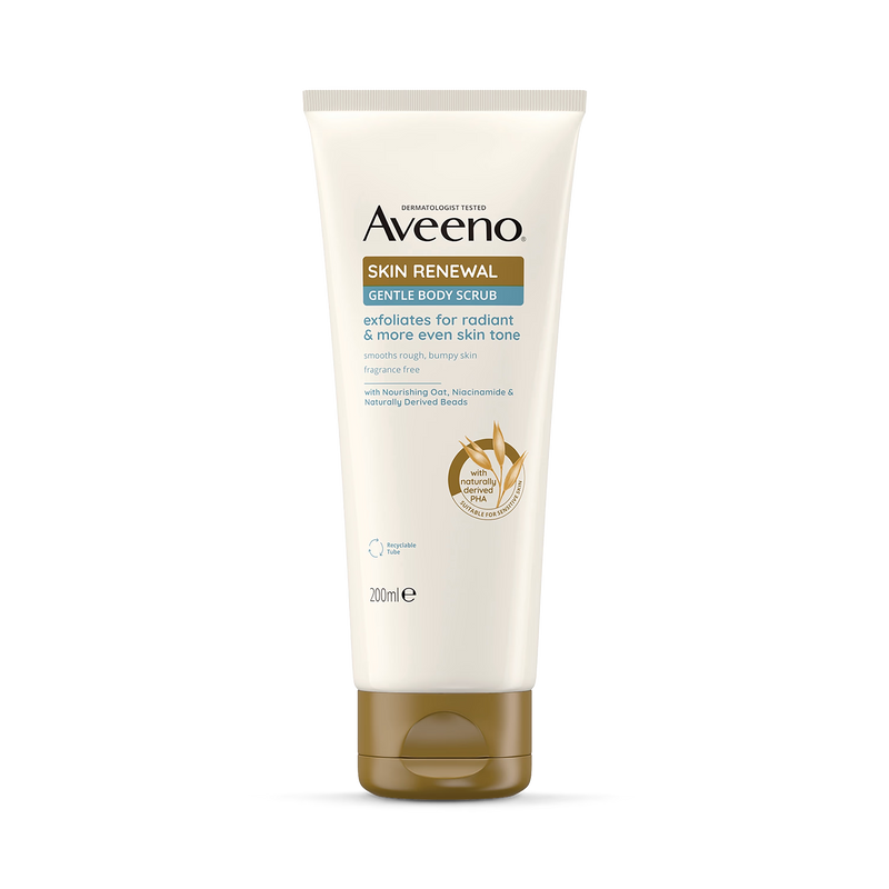 Aveeno Skin Renewal Gentle Body Scrub 200ml - British product