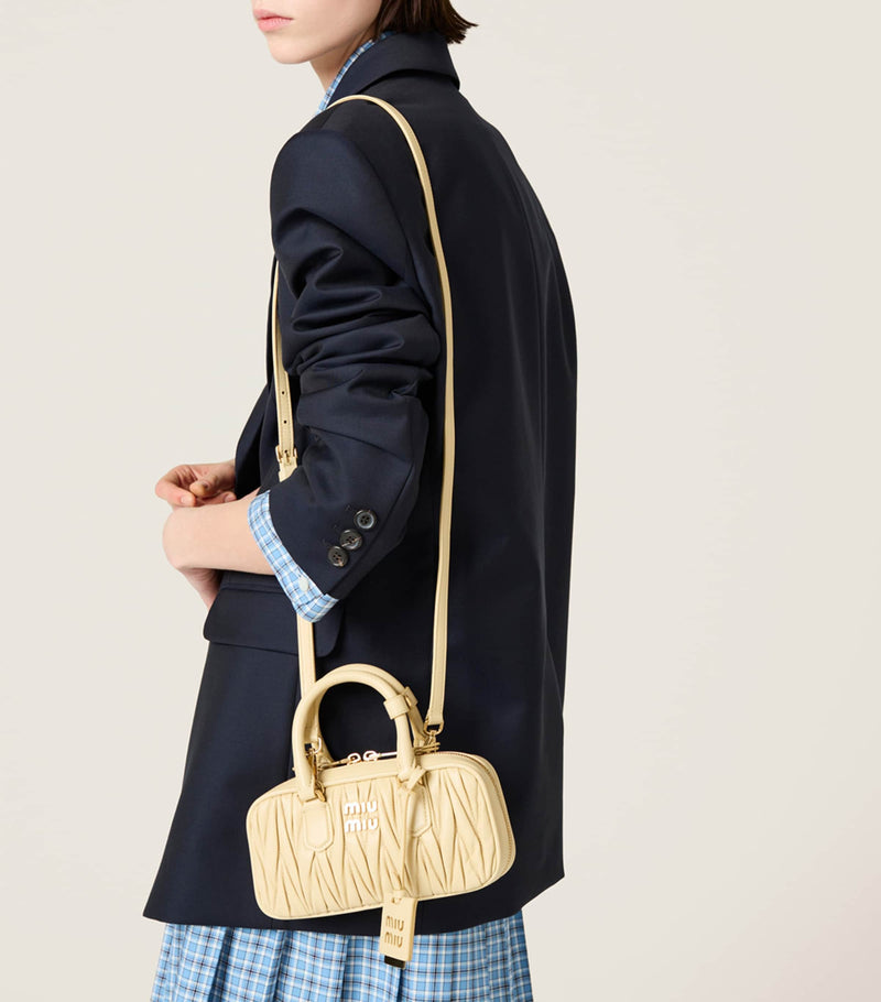 Miu Miu Mini Matelassé Arcadie handbag - British product