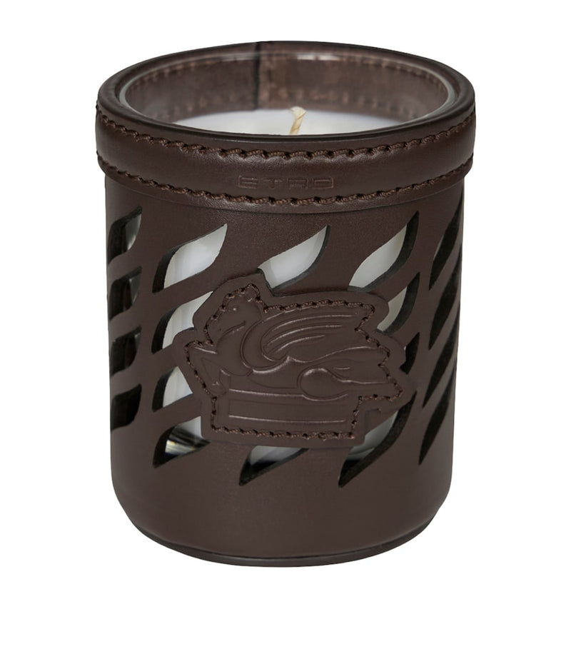Etro leather drill candle 9cm - British product