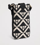 Harrods Geo Jacquard phone pouch - British product