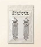 McQueen chandelier earrings crystals brass - imported from the UK