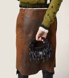 Miu Miu Wander bag with sequins and beaded tassels (British brand)