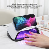 Livingandhome UV LED nail lamp 72 lights, imported from the UK