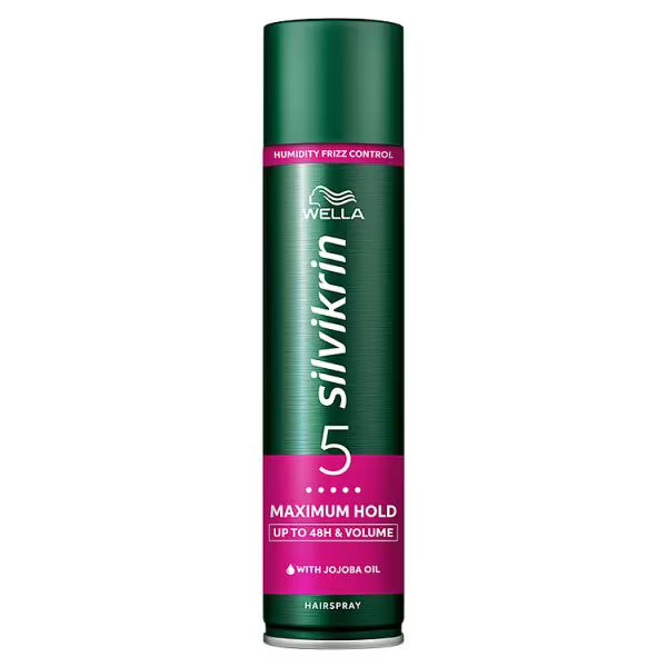 Wella Silvikrin Maximum Hold Hairspray 400ml (British brand)